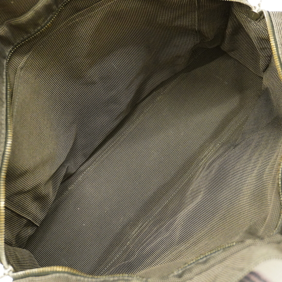 Auth Hermes Her Line Tote Bag Yale Line MM Women's Canvas Handbag,Tote Bag Black - Picture 4 of 10